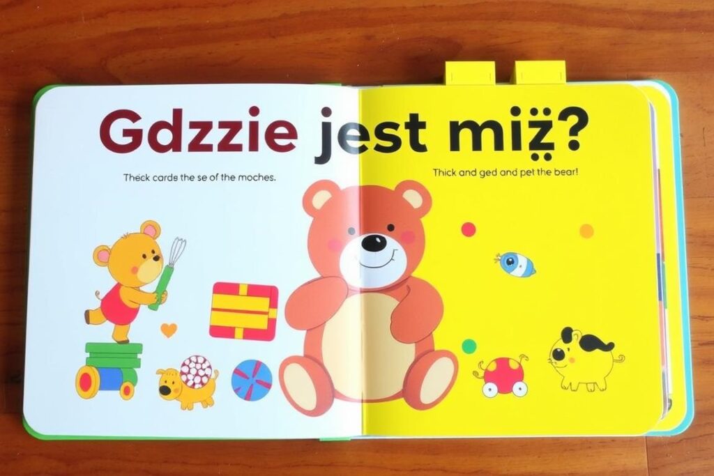 Książka 'Gdzie jest miś?' z okienkami dla niemowlaków