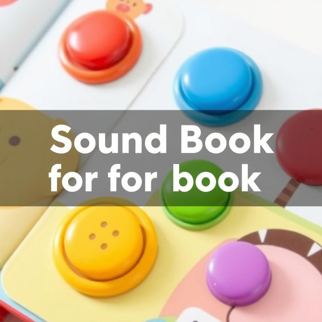 Książka dźwiękowa dla niemowlaka 6-12 miesięcy