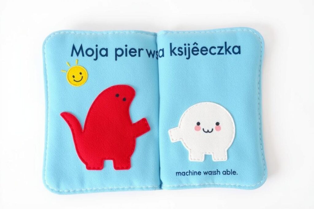 Książka materiałowa 'Moja pierwsza książeczka' dla niemowlaków