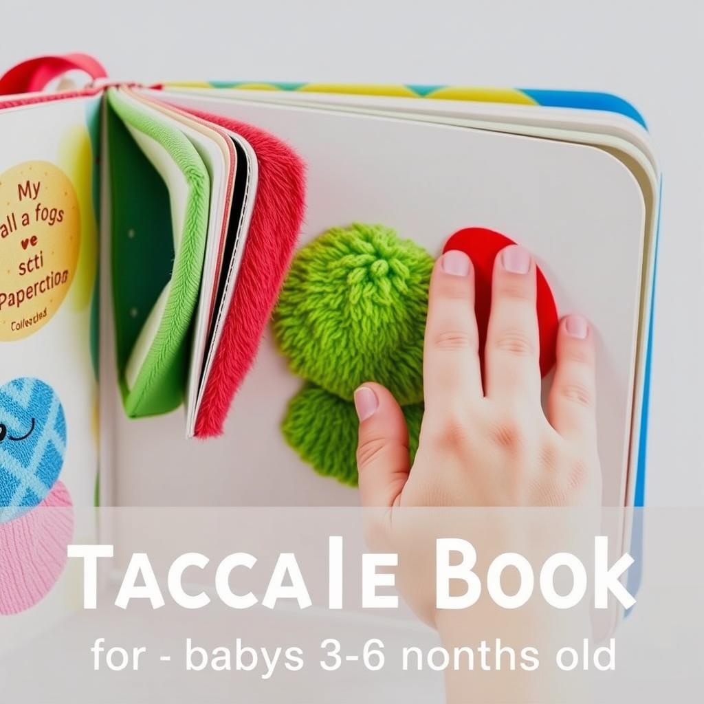 Książka sensoryczna dla niemowlaka 3-6 miesięcy